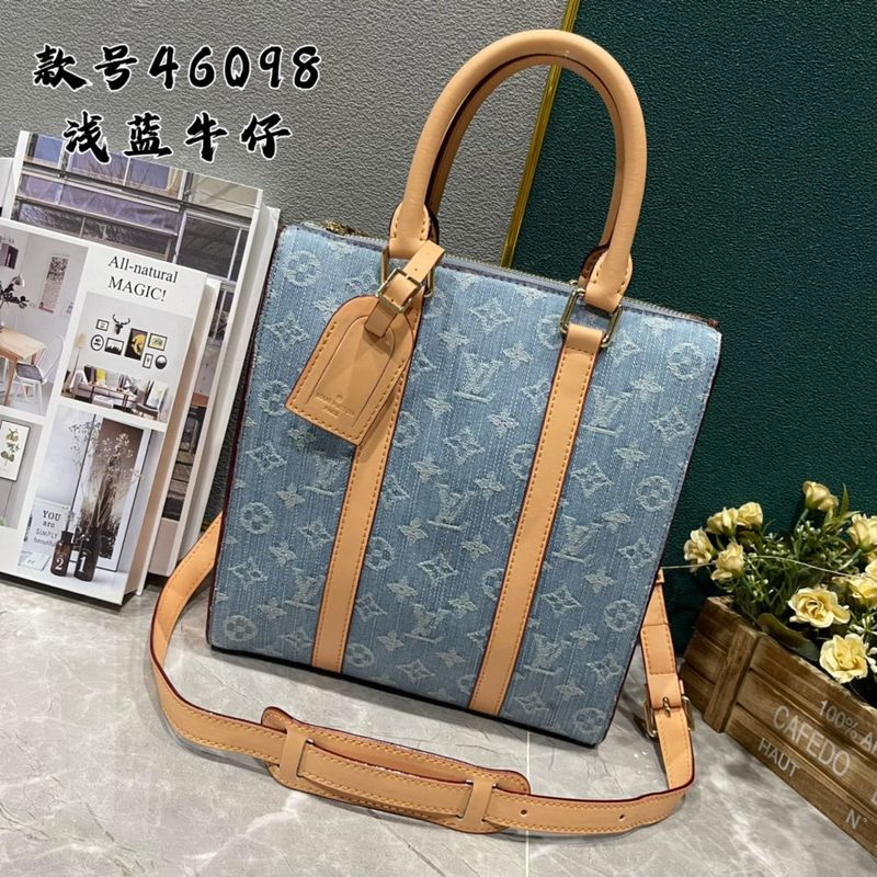 Louis Vuitton On The Go Denim Bag