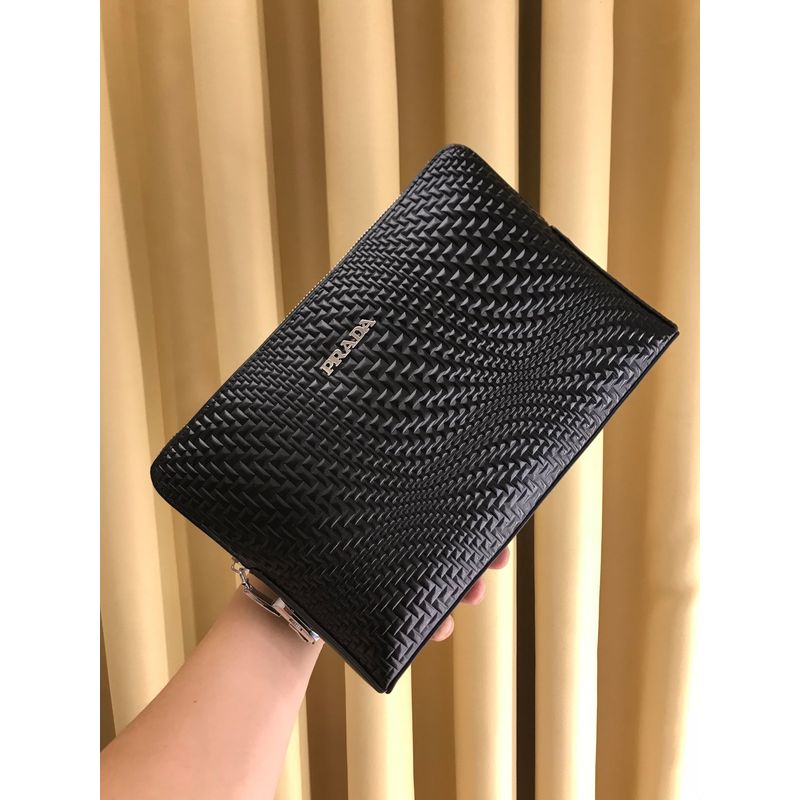 Louis Vuitton Saffiano Leather Clutch