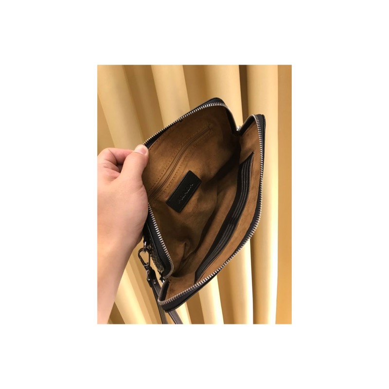 Louis Vuitton Saffiano Leather Clutch