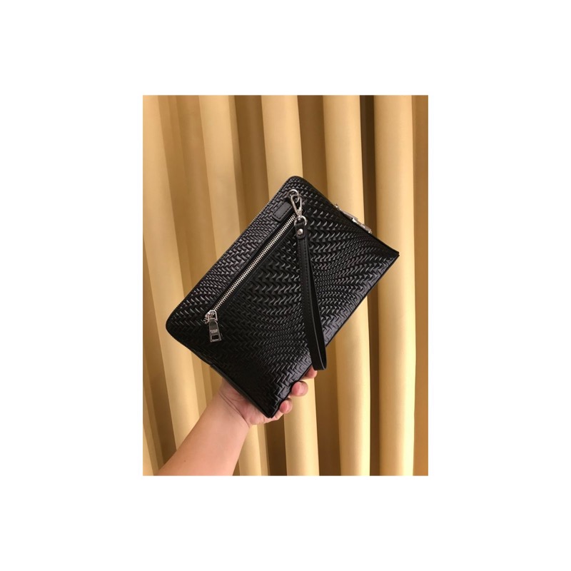 Louis Vuitton Saffiano Leather Clutch