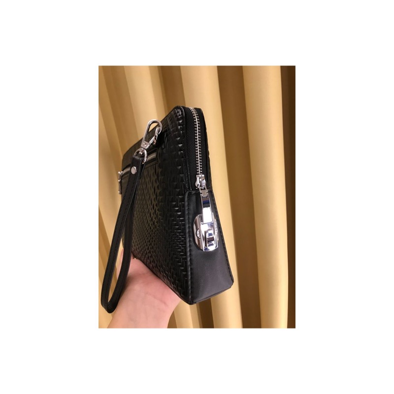 Louis Vuitton Saffiano Leather Clutch