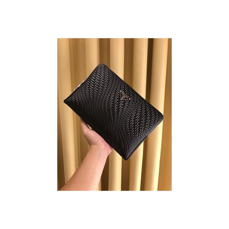Louis Vuitton Saffiano Leather Clutch