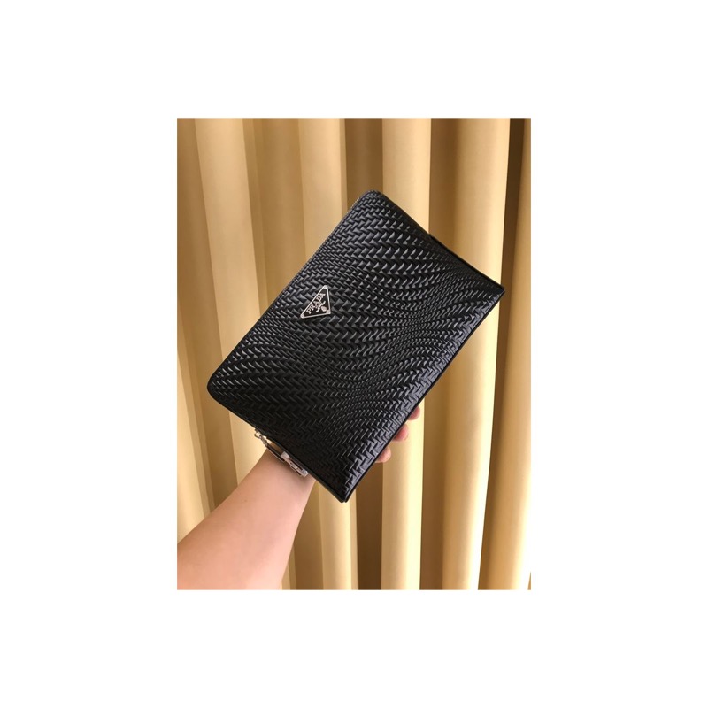 Louis Vuitton Saffiano Leather Clutch