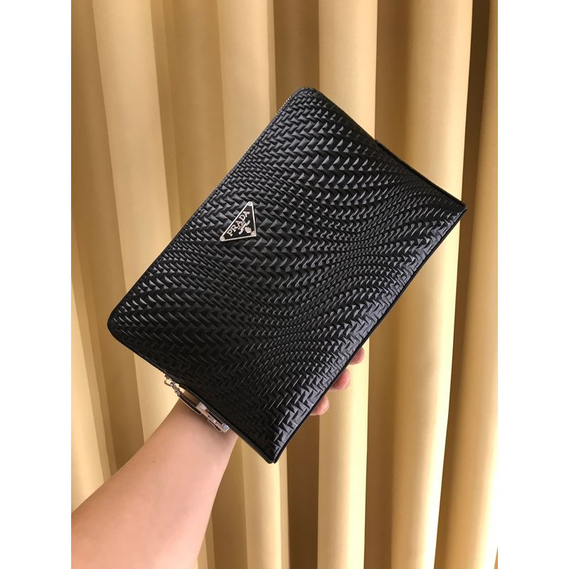 Louis Vuitton Saffiano Leather Clutch