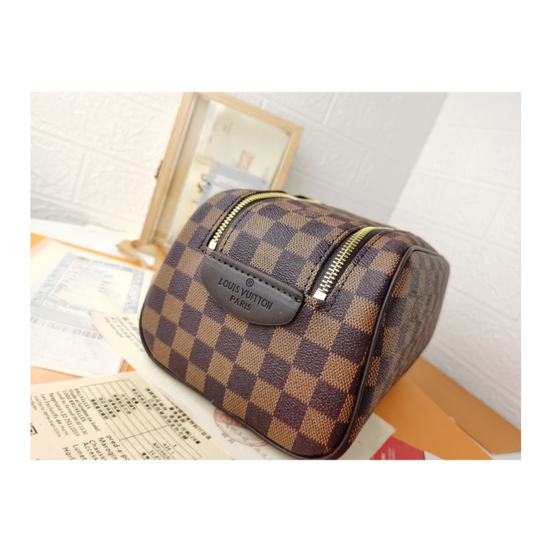 Louis Vuitton Dopp Kit Check Bag