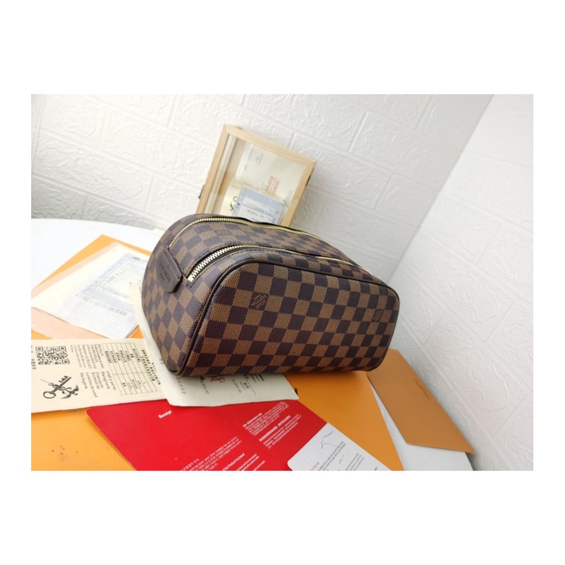 Louis Vuitton Dopp Kit Check Bag