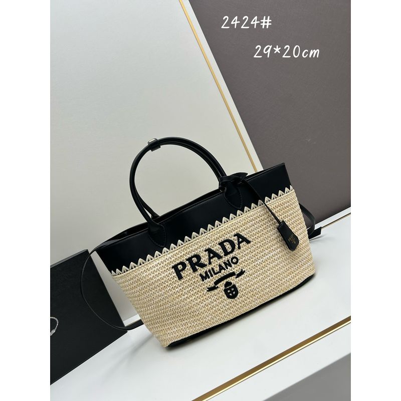 Prada Woven Crossbody Bag