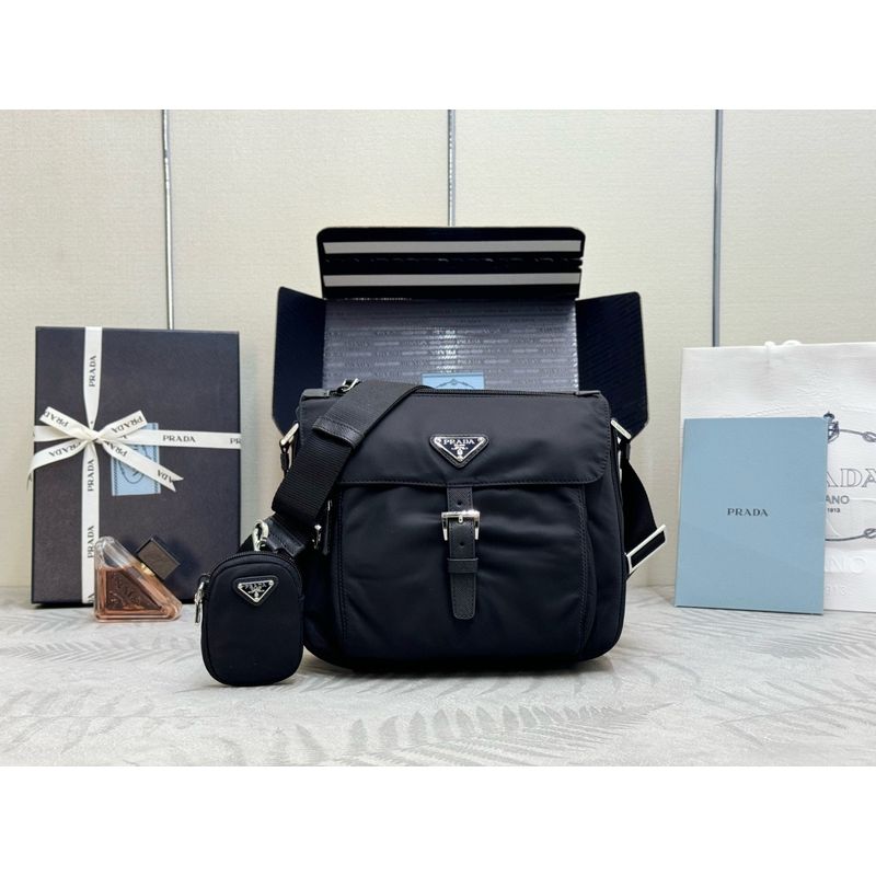 Prada Saffiano Leather Shoulder Bag
