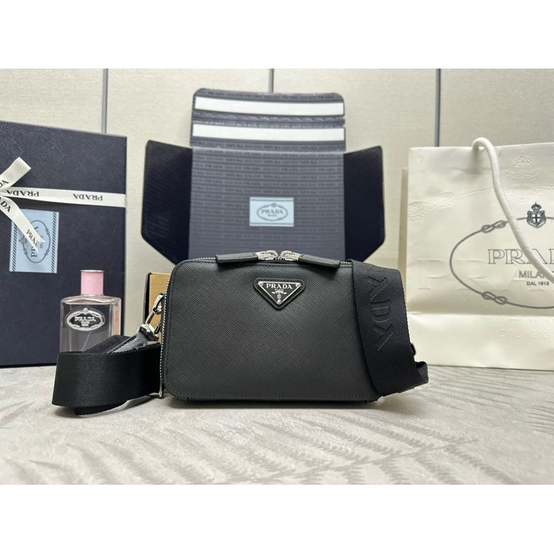 Prada Saffiano Leather Shoulder Bag