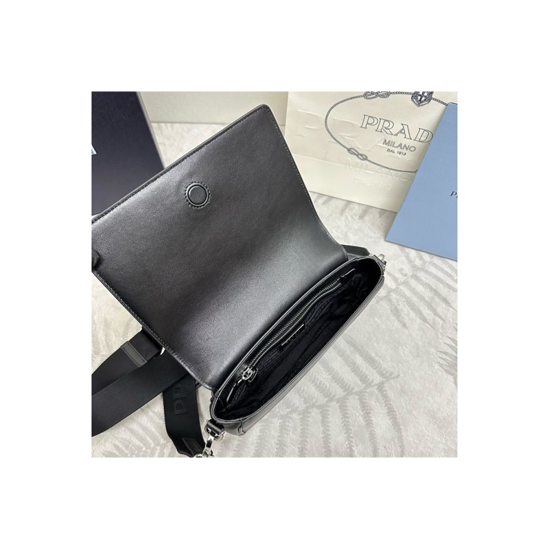 Prada Saffiano Leather Shoulder Bag