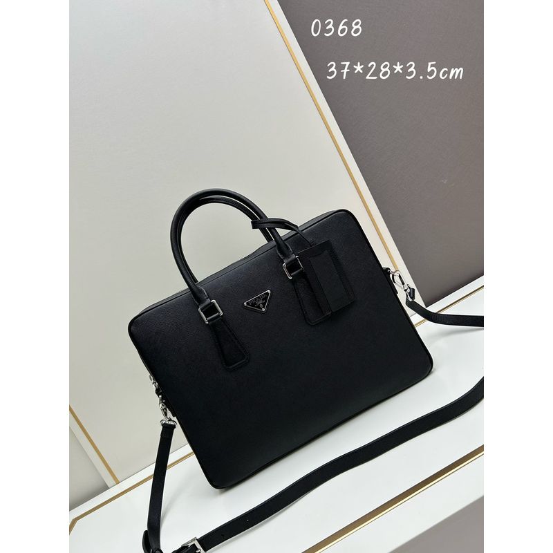 Prada Saffiano Leather Briefcase