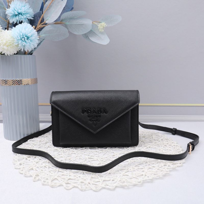 Prada Saffiano Leather Shoulder Bag