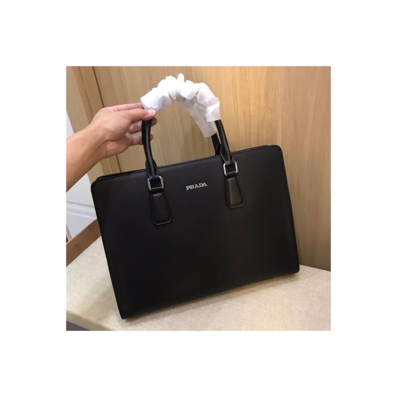 Prada Saffiano Leather Briefcase