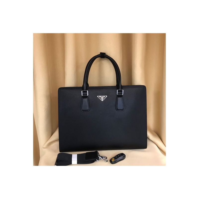 Prada Saffiano Leather Briefcase