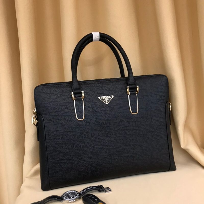 Prada Saffiano Leather Briefcase