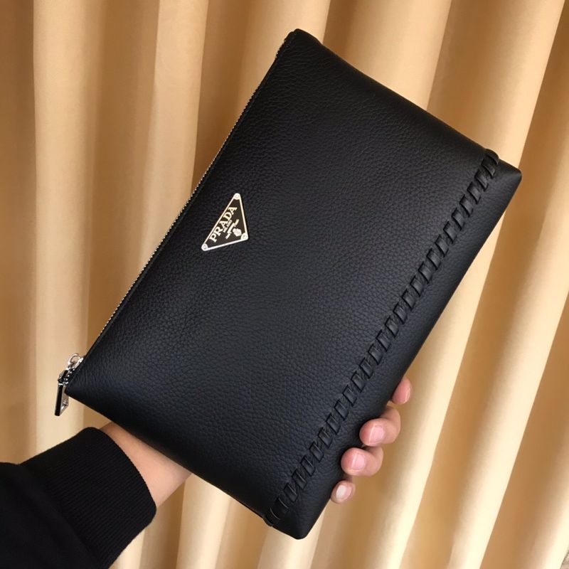 Prada Saffiano Leather Clutch
