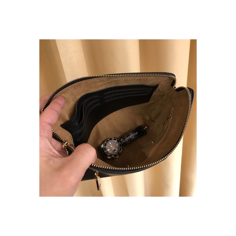Prada Saffiano Leather Clutch