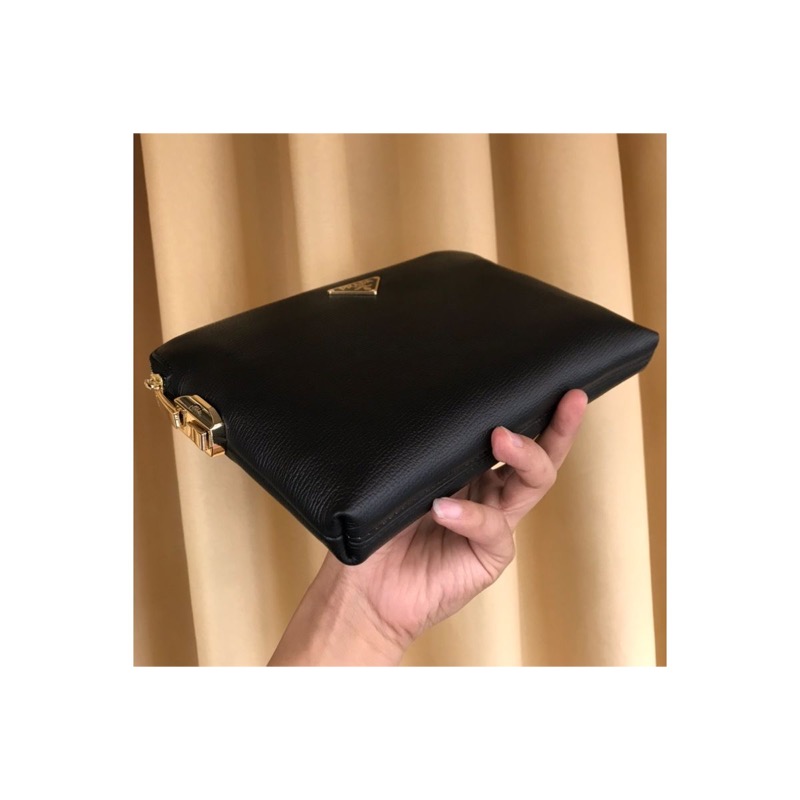 Prada Saffiano Leather Clutch