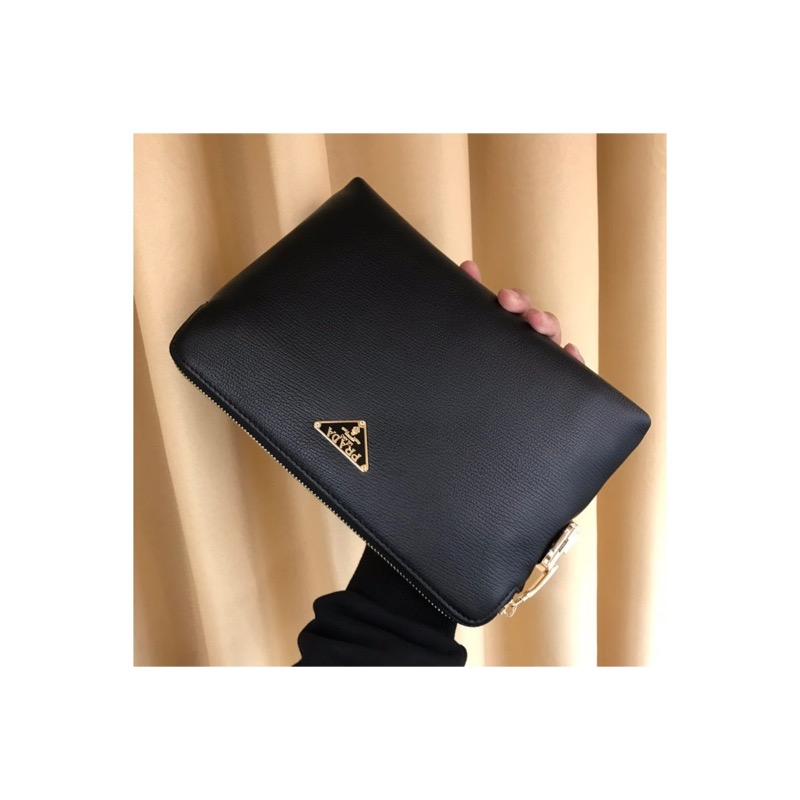 Prada Saffiano Leather Clutch