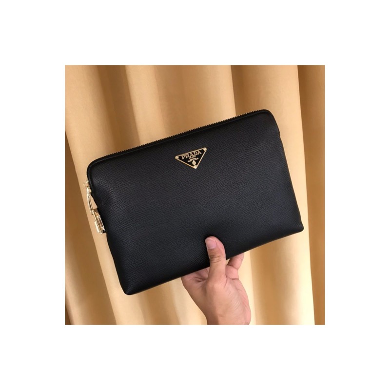 Prada Saffiano Leather Clutch