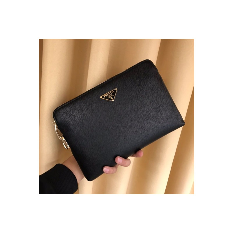 Prada Saffiano Leather Clutch