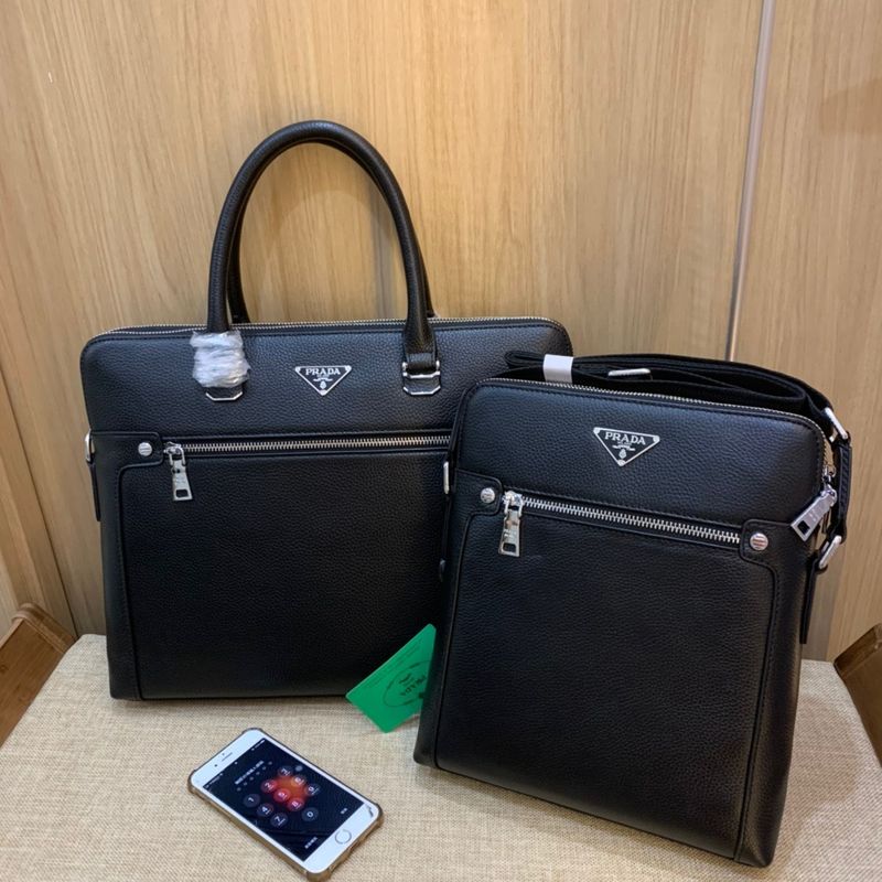 Prada Saffiano Leather Briefcase