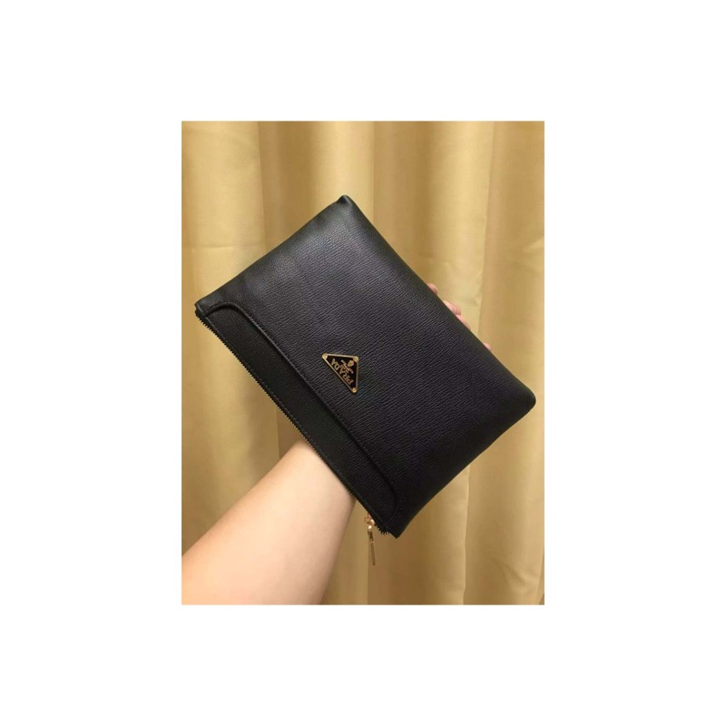 Prada Saffiano Leather Clutch