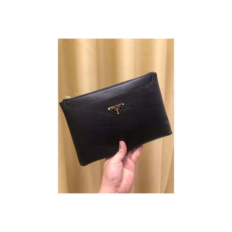 Prada Saffiano Leather Clutch