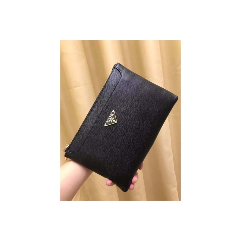 Prada Saffiano Leather Clutch