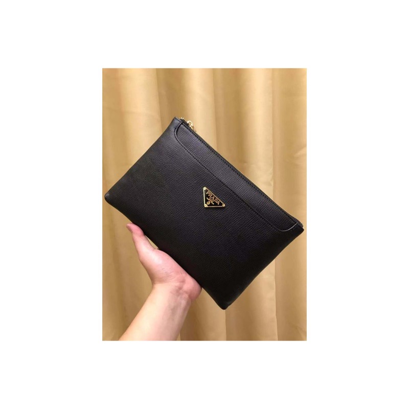 Prada Saffiano Leather Clutch