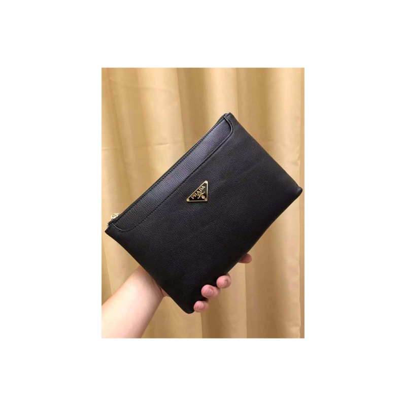 Prada Saffiano Leather Clutch