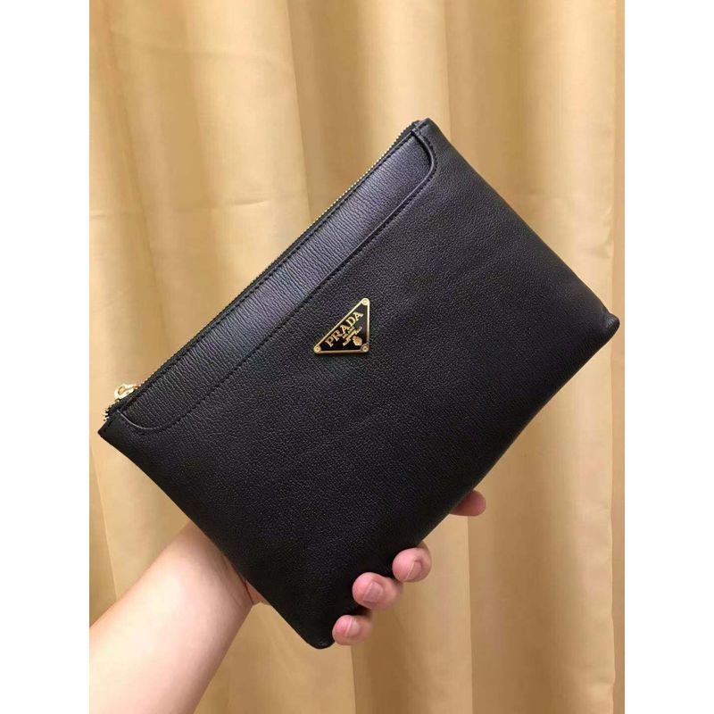 Prada Saffiano Leather Clutch