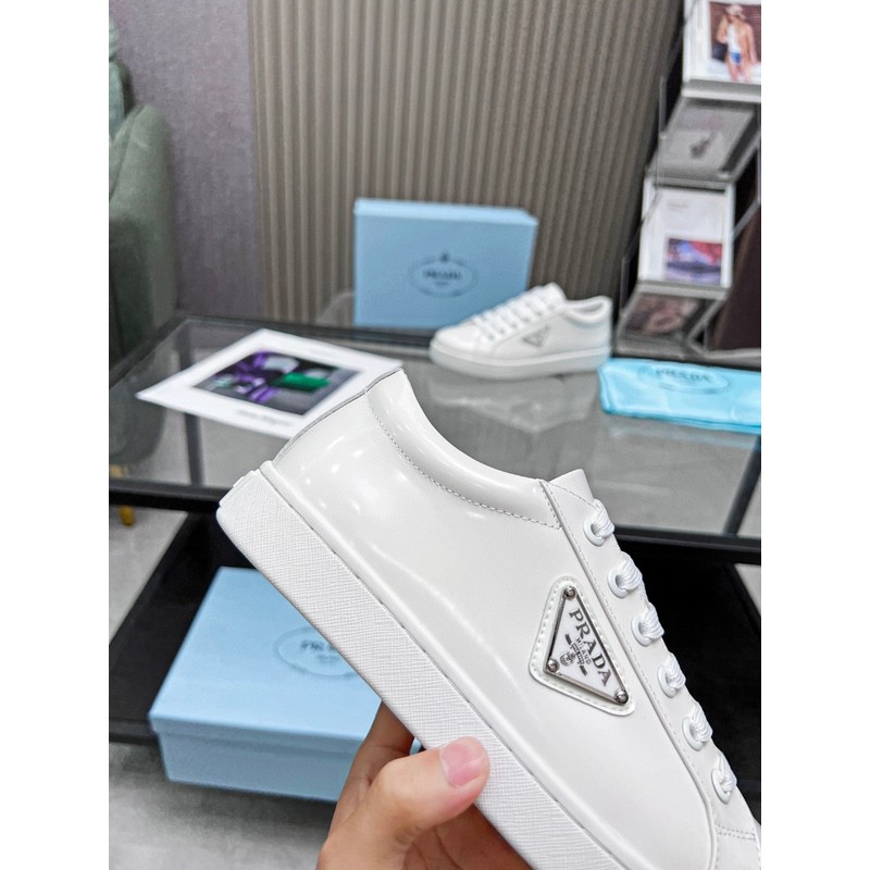 Prada Triangle Logo Low-Top Sneaker 041