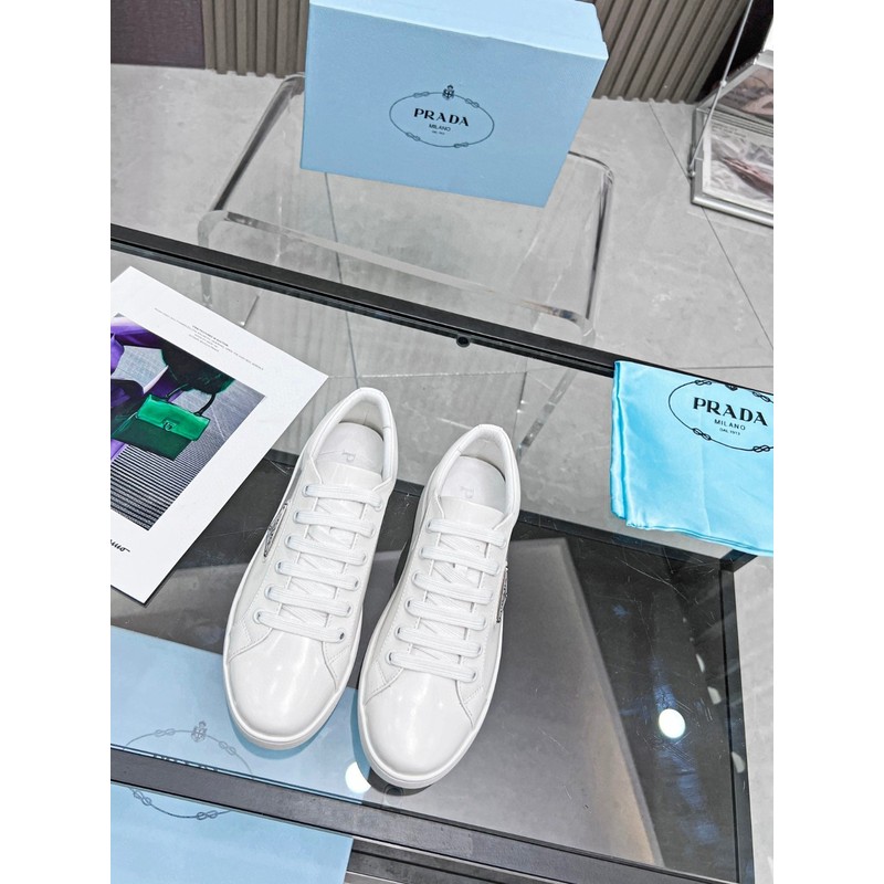Prada Triangle Logo Low-Top Sneaker 041