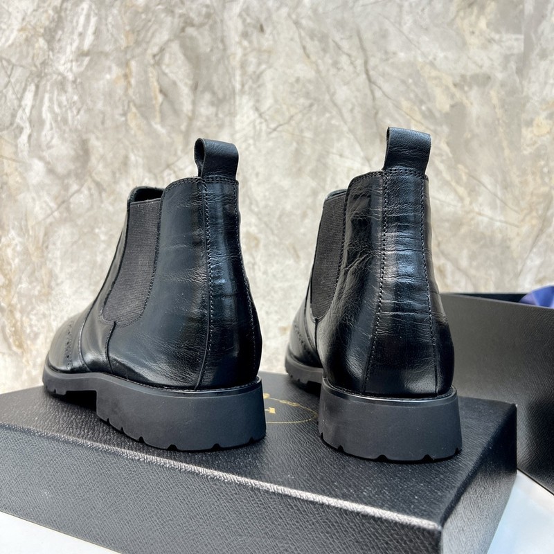 Prada Leather Ankle Boot 067