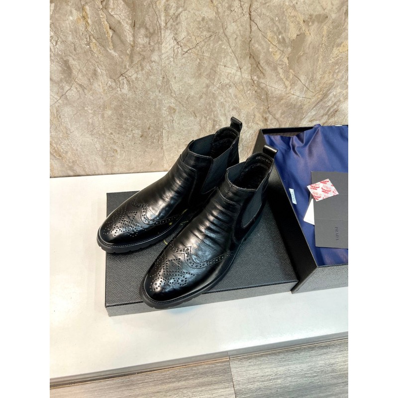 Prada Leather Ankle Boot 067