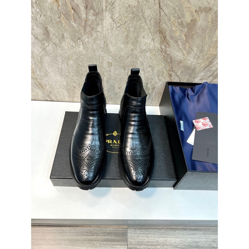 Prada Leather Ankle Boot 067