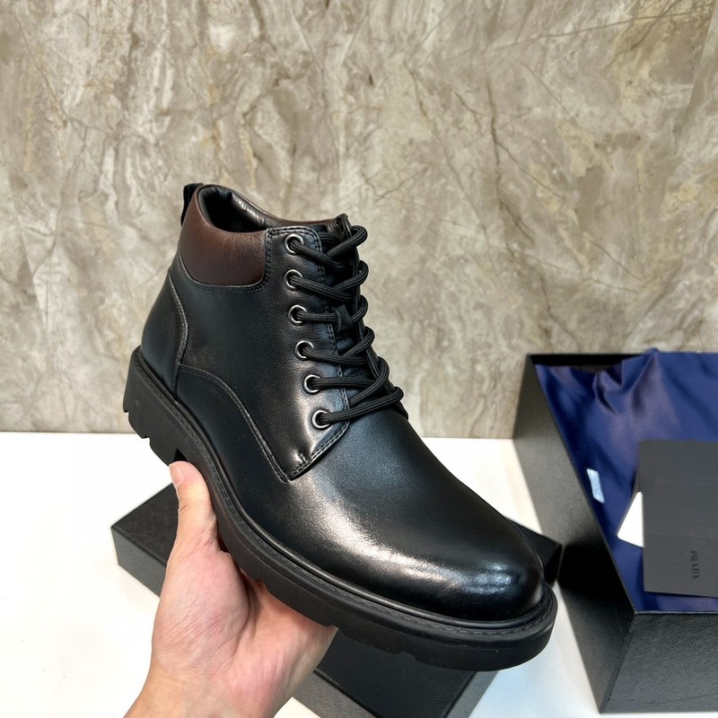 Prada Leather Ankle Boot 071