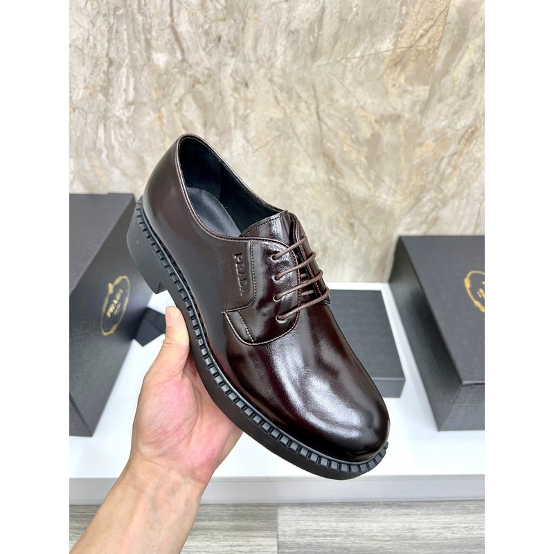Prada Leather Derby Shoe 074
