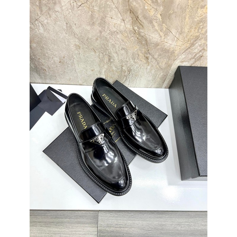 Prada Triangle Logo Loafer 084