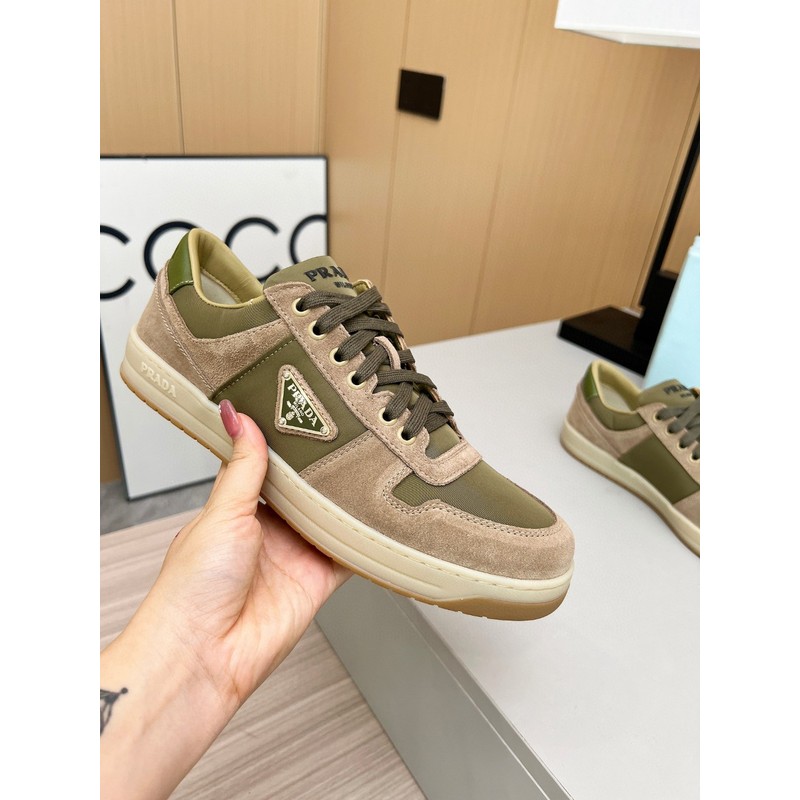 Prada Suede Low-Top Sneaker 086
