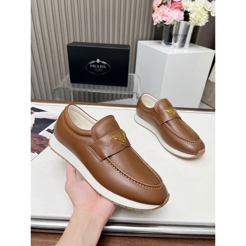 Prada Leather Slip-On Loafer 090