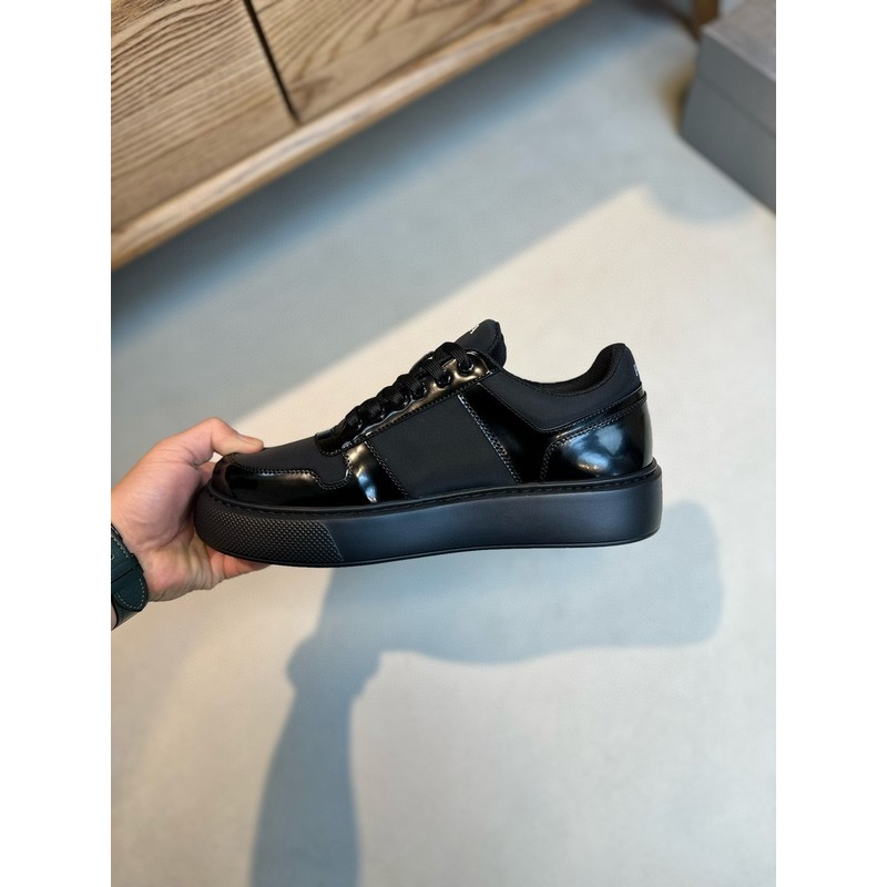 Prada Triangle Logo Leather Sneaker 099
