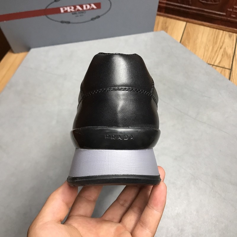 Prada Leather Logo Runner Sneaker 130