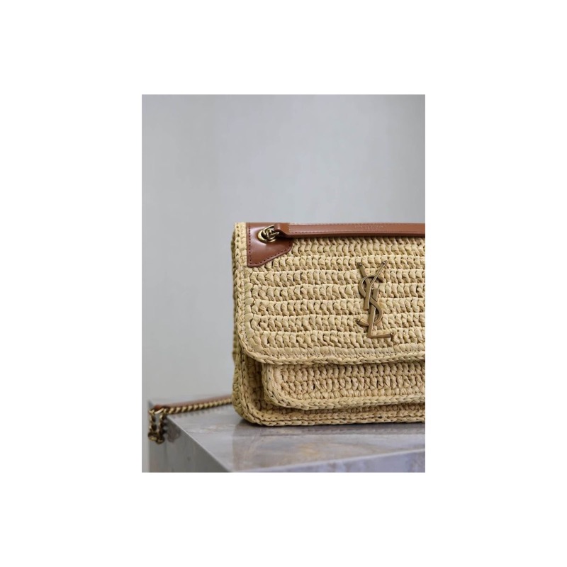 Saint Laurent Niki Woven Bag