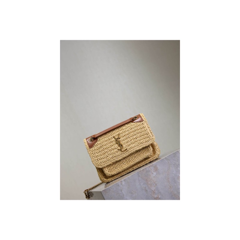 Saint Laurent Niki Woven Bag