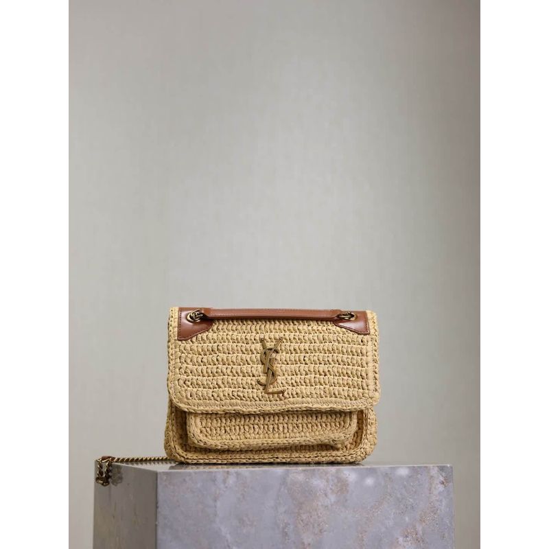 Saint Laurent Niki Woven Bag