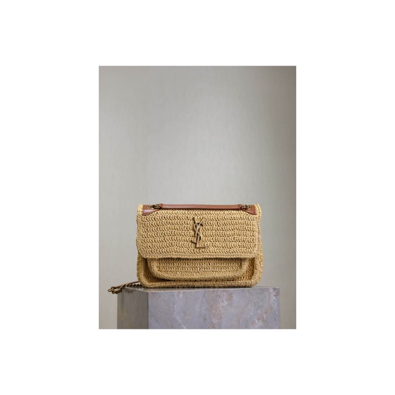 Saint Laurent Niki Woven Bag