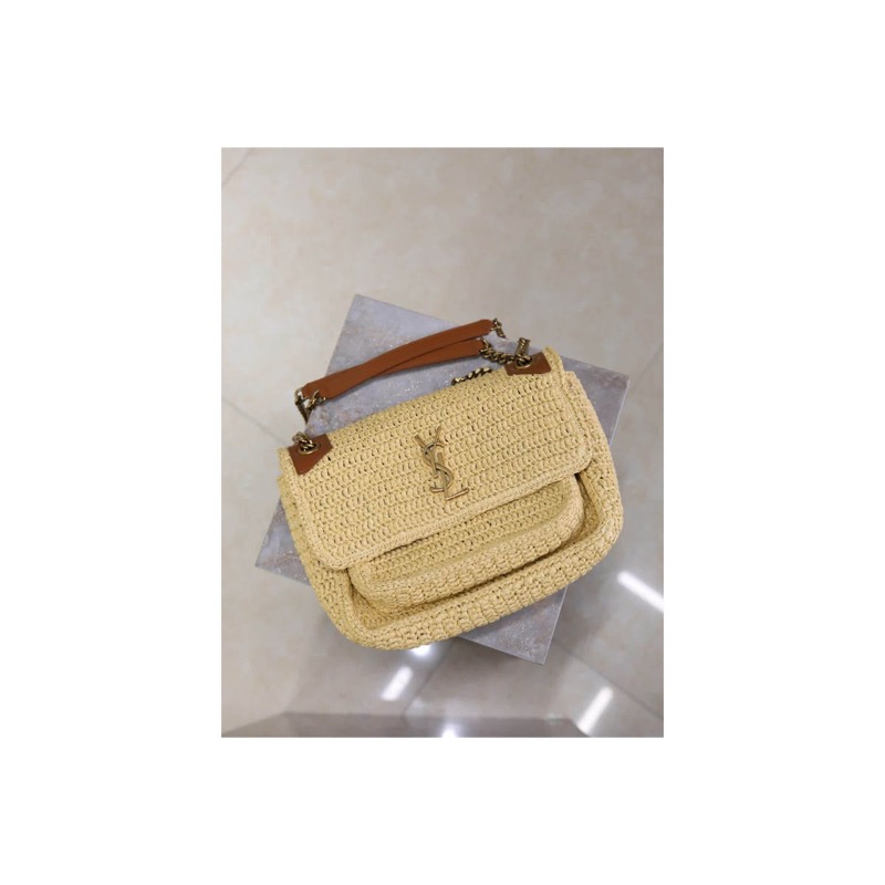 Saint Laurent Niki Woven Bag