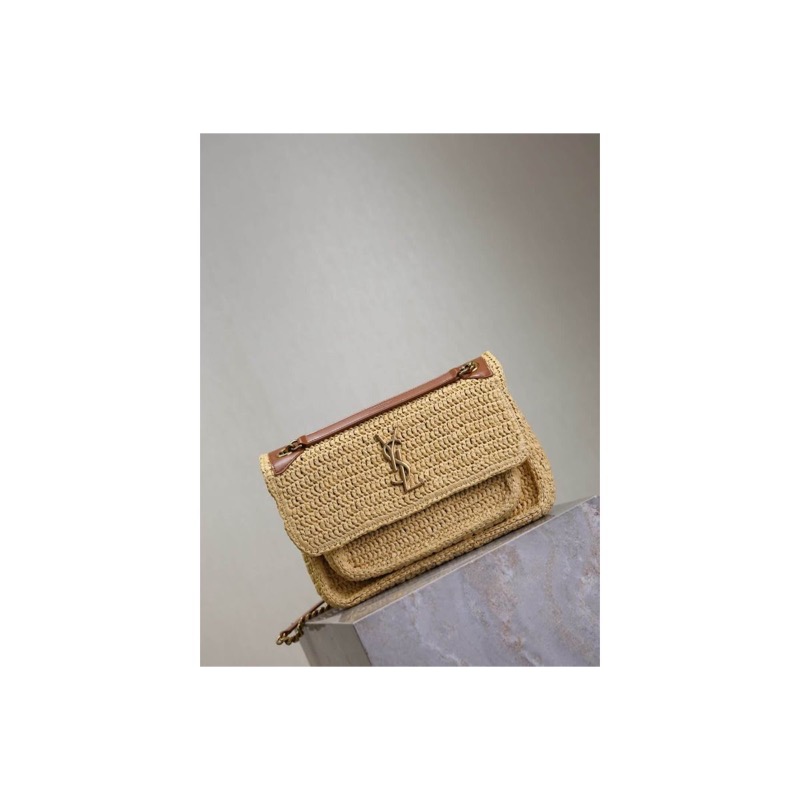 Saint Laurent Niki Woven Bag